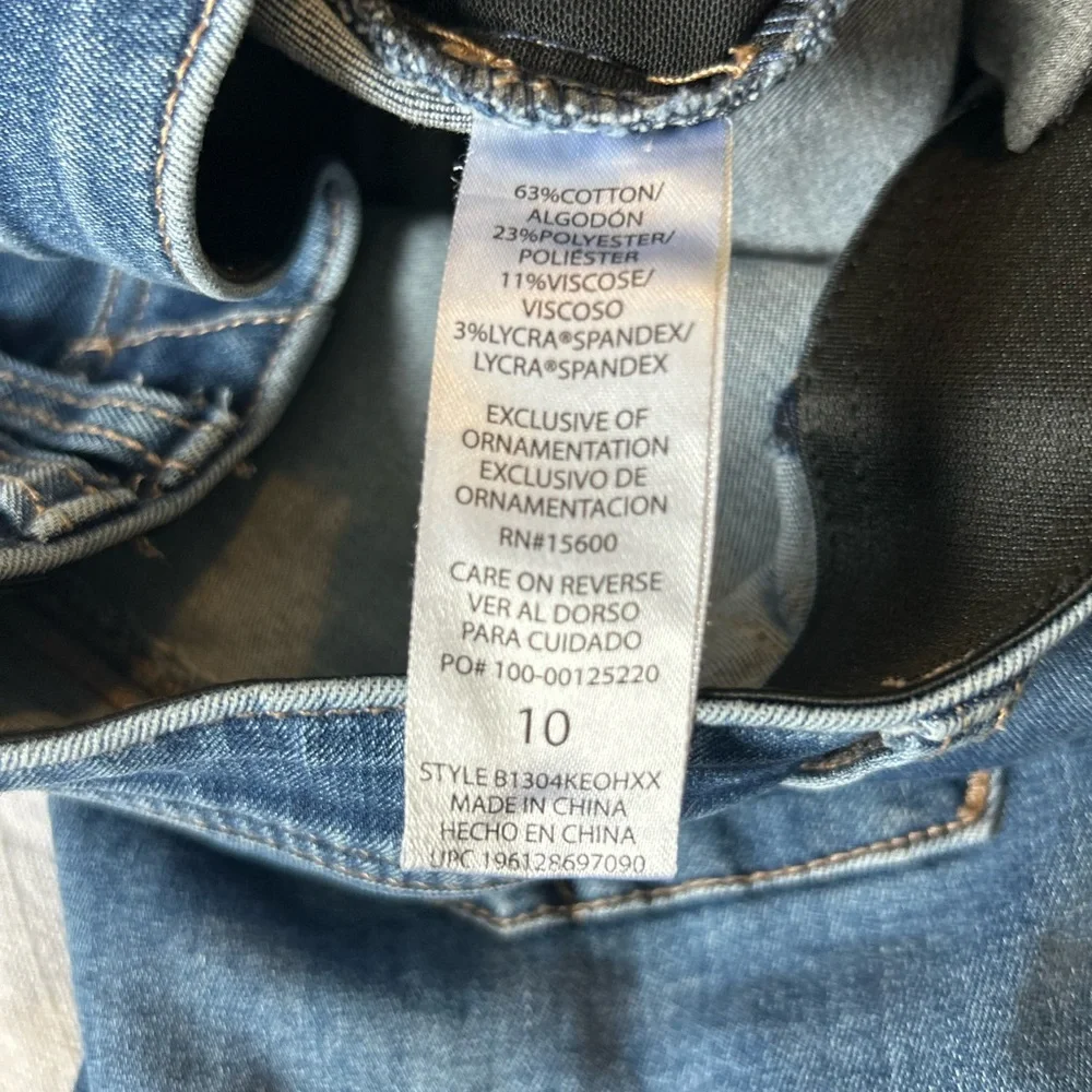 Democracy Ab Technology” Blue Denim Jeans - Picture 9 of 10